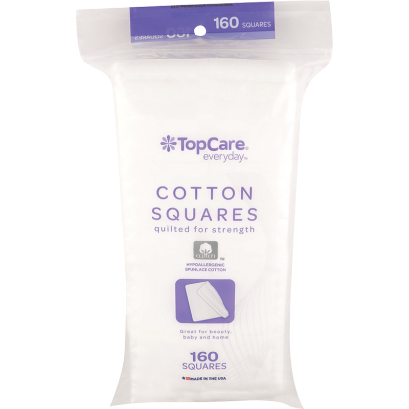 Equate Beauty Cotton Squares, 160 Count - 4 Crew