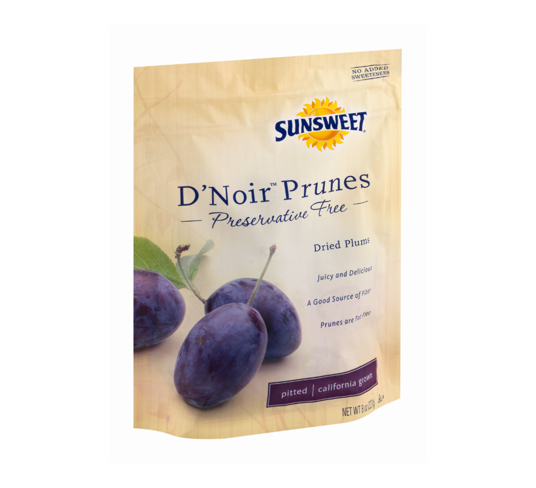 Sunsweet DNoir Pitted Prunes 8.0 OZ 12-Pack