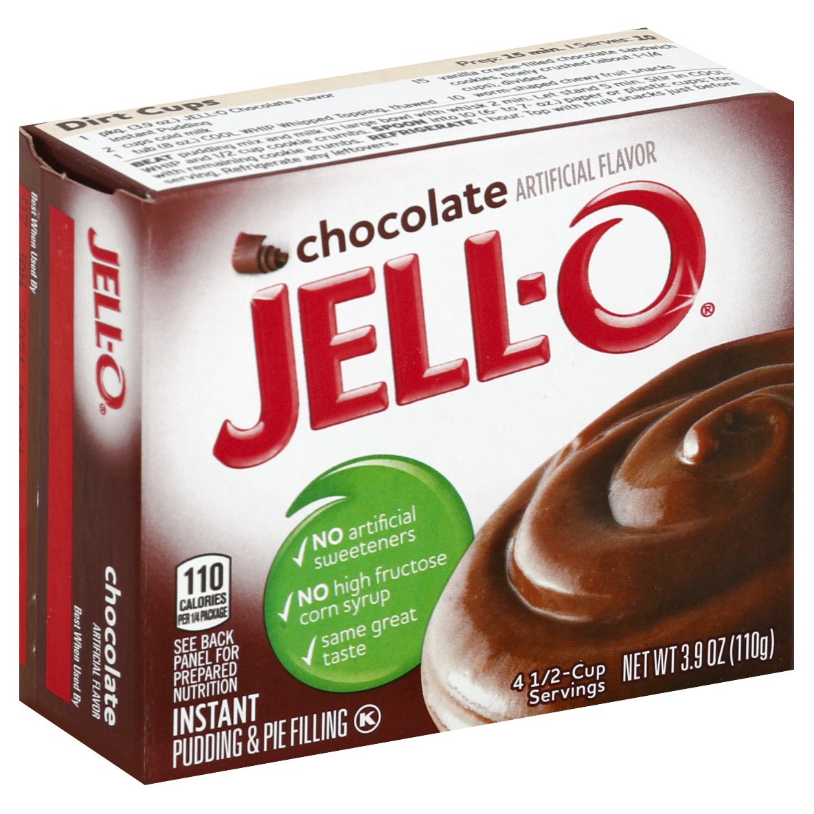 JELL-O Chocolate Instant Pudding Mix 3.9 OZ
