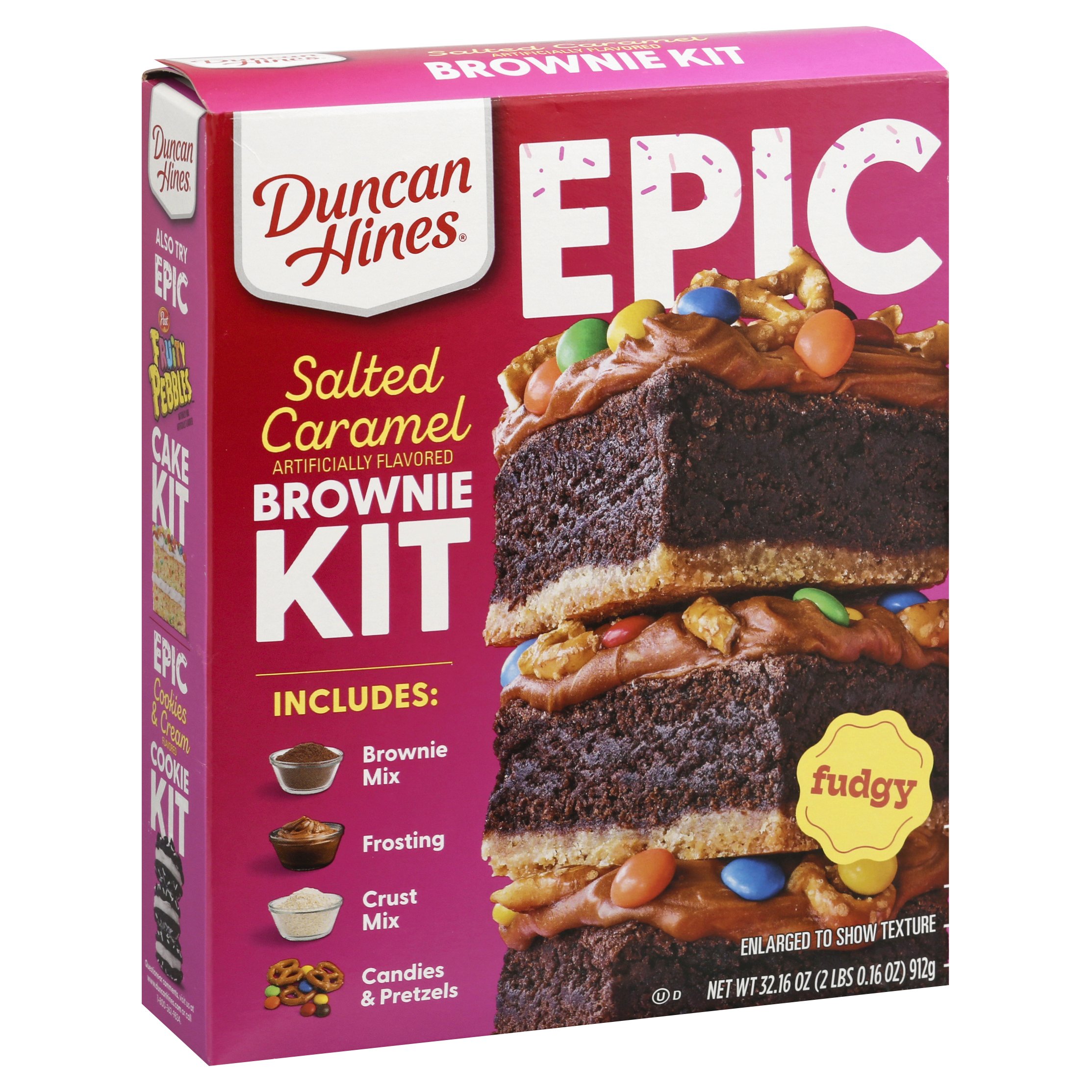 Duncan Hines Salted Caramel Brownie Kit 32.2 OZ