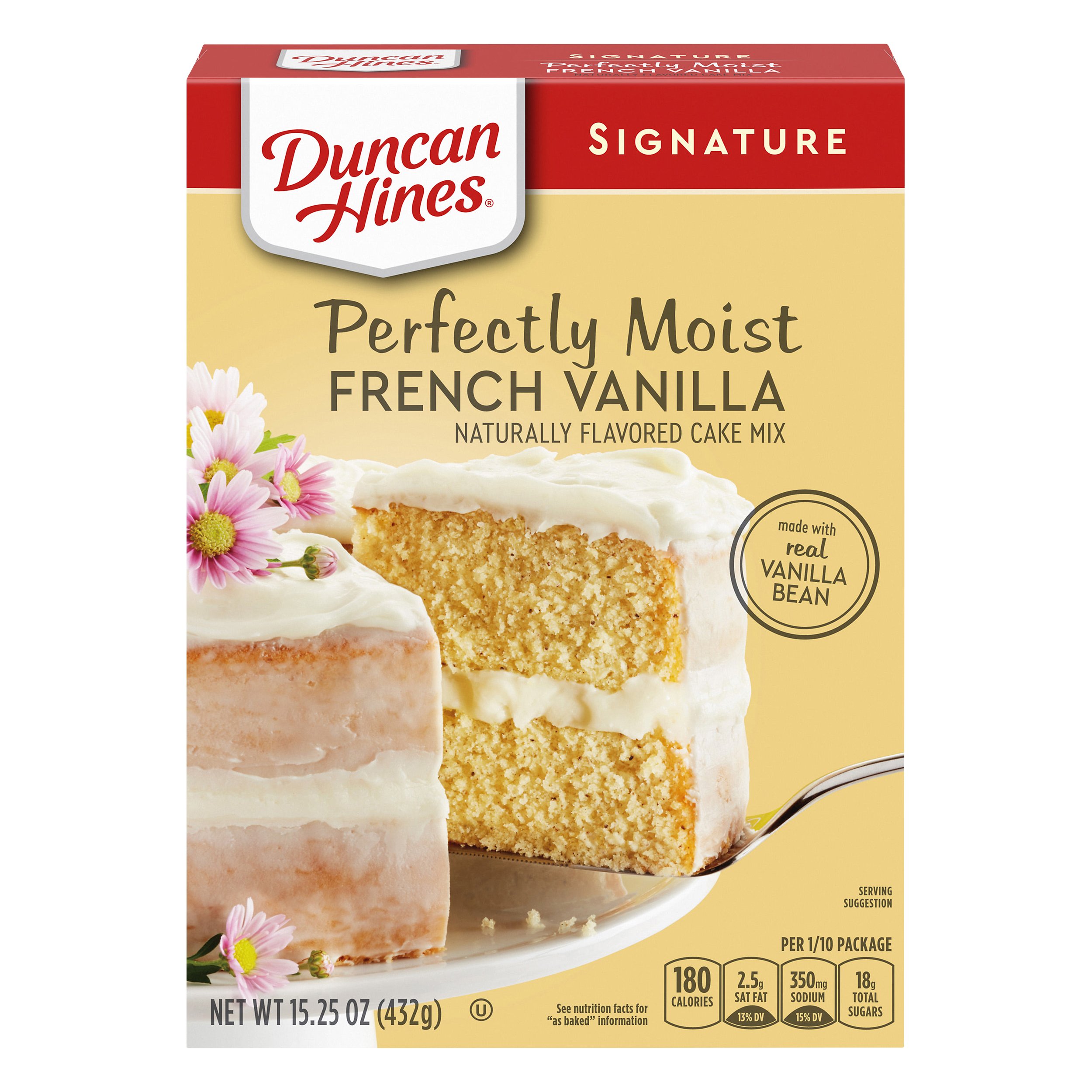 Duncan Hines French Vanilla Cake Mix 15.3 OZ