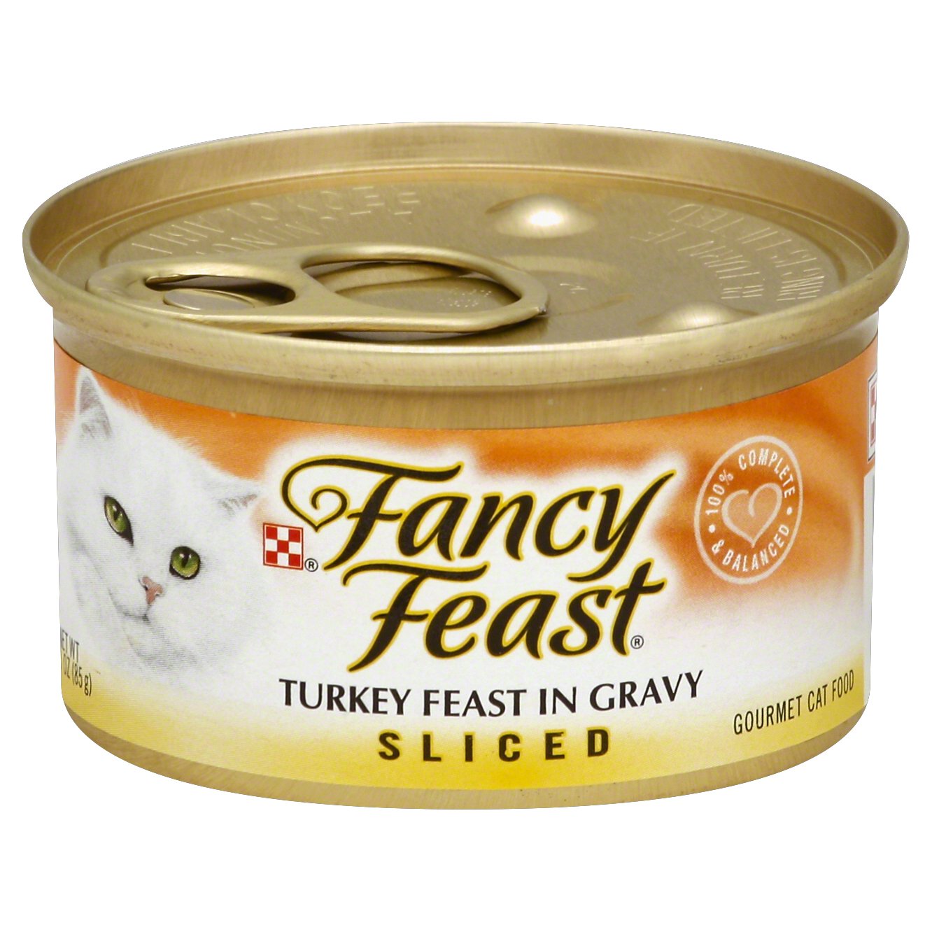 Fancy Feast Sliced Turkey in Gravy Cat Food 3 OZ     24-Pack
