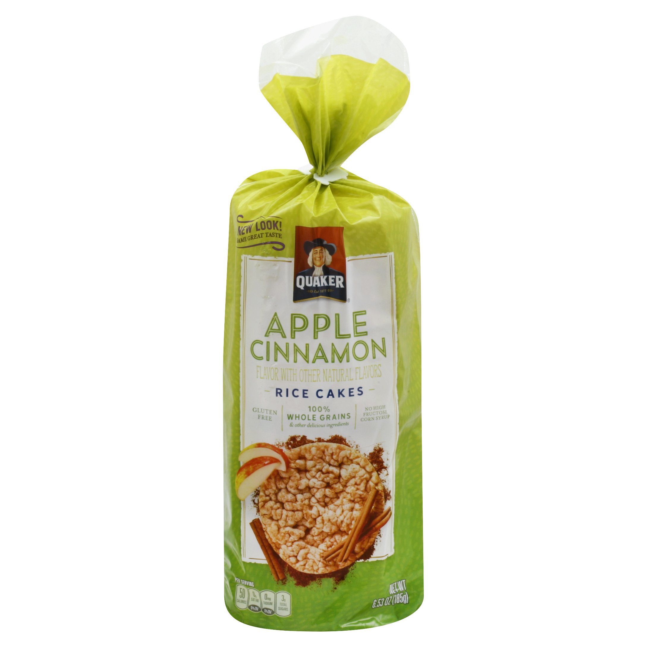 Quaker Apple Cinnamon Rice Cakes 6.52 OZ  12-Pack