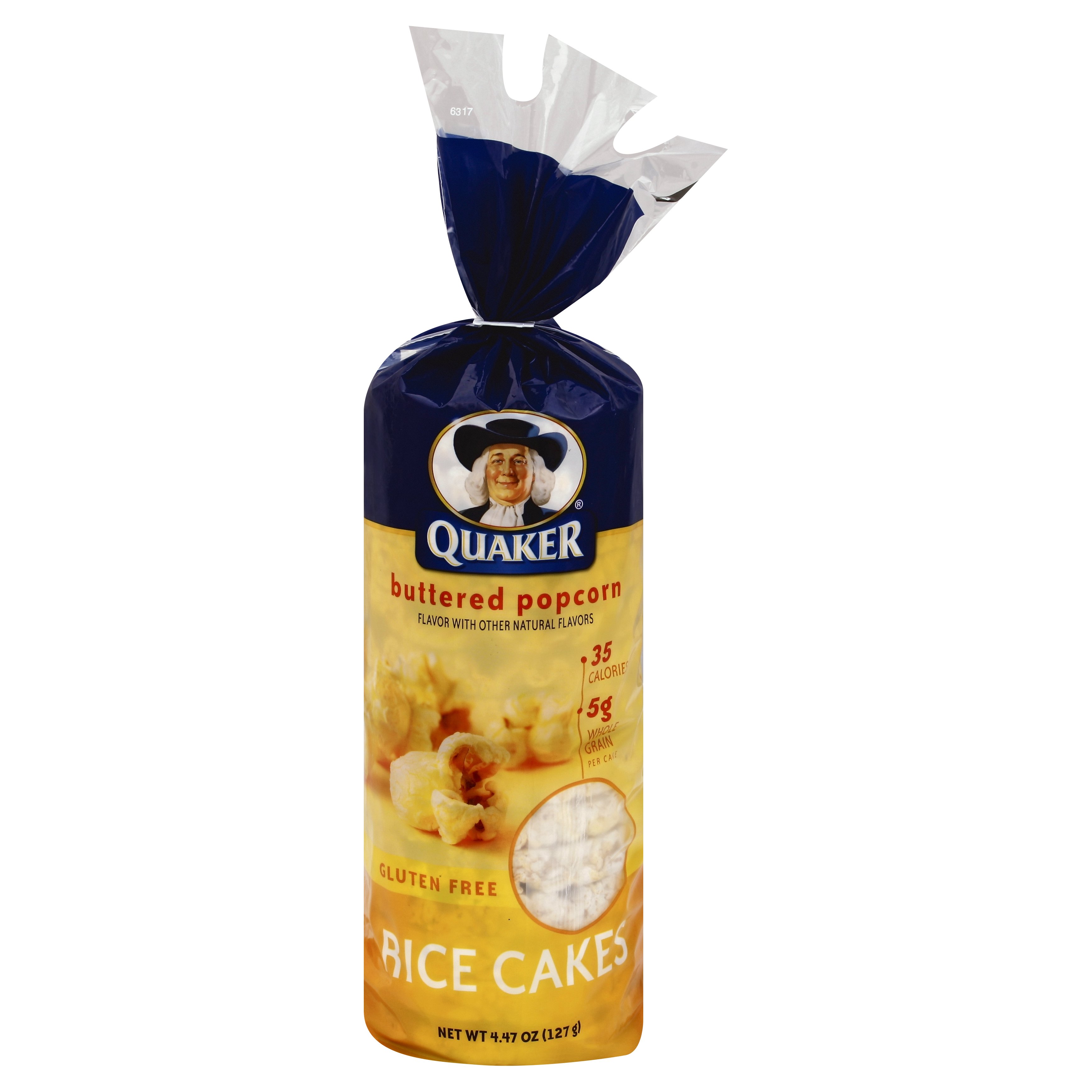 Quaker Gluten Free Buttered Popcorn Rice Cakes 4.5 OZ