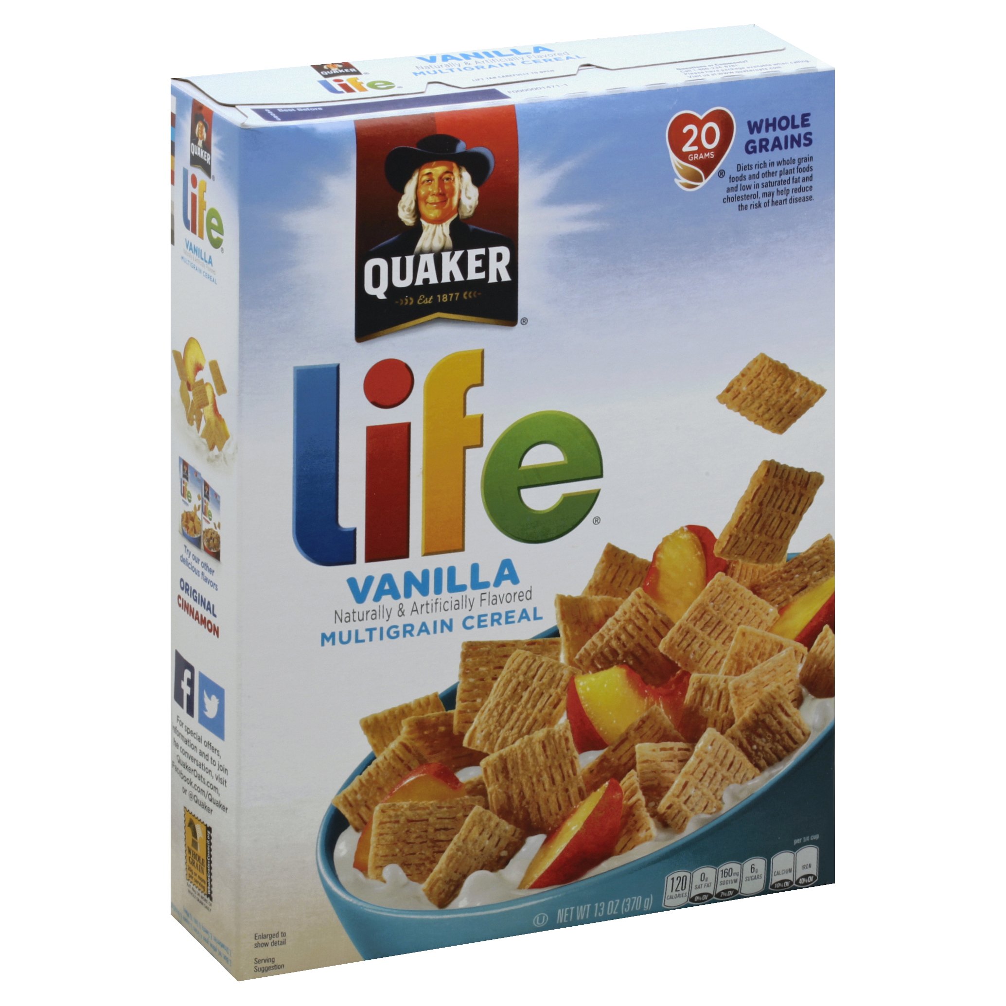 Quaker Life Vanilla Multigrain Cereal 13.0 OZ